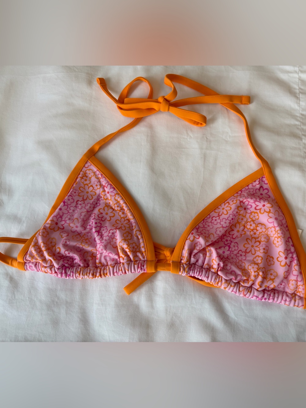 PINK x Frankie’s Bikinis- Pink & Orange Top🧡🩷